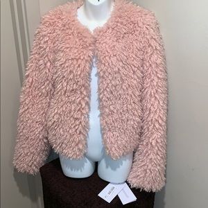 NWT UGG Faux Fur Jacket L